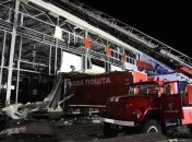 Последствия удара по терминалу "Новой почты"