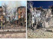 Часть дома превратилась в руины