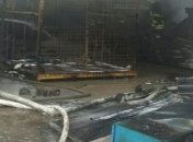 В Буче во время пожара на складе пострадали три человека