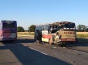 В Кировоградской области не разминулись два пассажирских автобуса, двое погибших