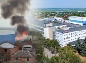 Под Ростовом загорелся полимерный завод