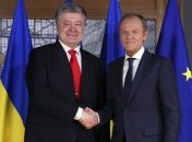 Порошенко после встречи с Туском о санкциях против РФ: Есть уверенность в их продлении