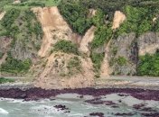 В Новой Зеландии в результате землетрясения прорвало дамбу (Видео)