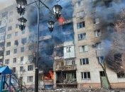 Разрушенный решистами дом в Луганской области