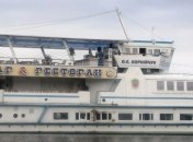 В Запорожье произошел пожар в ресторане-теплоходе