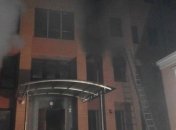 Пожарные говорят о возможности поджога офиса КПУ в столице