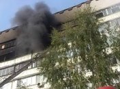 В Чугуеве горела многоэтажка, есть пострадавший