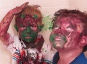 ВИДЕОпозитив: если оставить детей одних с краской