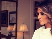 Эффектная Мелания Трамп посетила фондовую биржу в шикарном наряде (Фото)
