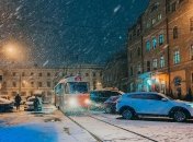 Снегопад в Киеве