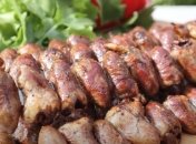 Незвичайний шашлик із курячих сердець