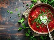 Наш родной, украинский борщ (фото создано с помощью ИИ)