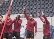 Тренировка сборной Швейцарии