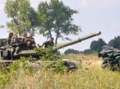 Силы АТО продолжают наступательные действия на позиции террористов