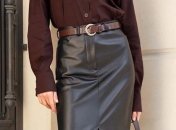 Шкіряна спідниця буде особливо модною у 2024 році