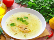 Суп получается ароматным и наваристым