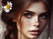 Дівчинка з веснянками