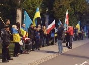 Активисты провели акцию “Stop putin's War in Ukraine" в Варшаве