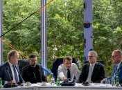 Дональд Туск, Володимир Зеленський, Еммануель Кір Макрон, Стармер, Фрідріх Мерц