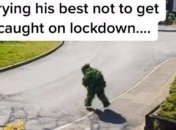 Британець прикидається кущем, аби виходити на вулицю (Відео)