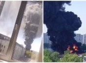 Пожар в москве