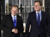 В Лондоне прошли переговоры Туска и Кэмерона