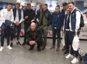 Сборная Украины вернулась домой