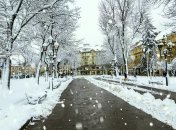 Сніг у Львові