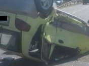 В Николаеве перевернулась легковушка: пострадали шесть человек, в том числе дети