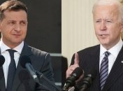 Президенты Украины и США Владимир Зеленский и Джо Байден