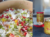 Салат із зелених помідорів на зиму