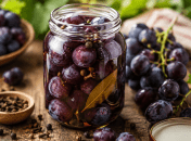 Виноград в маринаде приобретает совершенно новый вкус