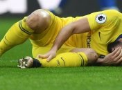 Оливье Жиру покинул стадион на костылях