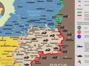 Карта АТО на востоке Украины (15 марта)