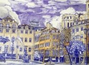 Сущенко в СИЗО нарисовал новый рисунок - пейзаж Лиссабона