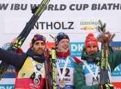 Биатлон. Комментарии призеров мужской спринтерской гонки в Антхольце 