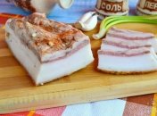 Засолювання сала сухим способом — простий рецепт