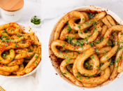 Лапша получается пикантная, упругая и очень вкусная