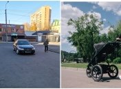 В Ровно легковушка сбила коляску с ребенком