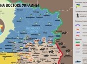 Карта АТО на востоке Украины (29 января)