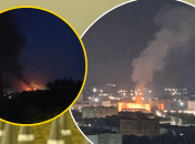 Пожары в России после атак дронов