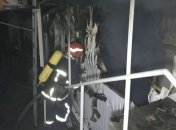 В Хмельницком на вещевом рынке ликвидирован пожар