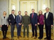 Владимир Зеленский и делегация из США