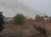 Из-за обстрела из Града загорелось поле вблизи Гнутово