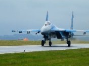 Опубликовано видео тренировочного полета украинского истребителя Су-27