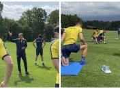 Збірна України на тренуванні