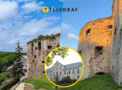 С башни замка открывается великолепный вид.