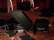 Неизвестные в Киеве разбили казино возле метро "Житомирская"