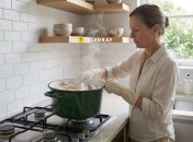 Отстирать кухонные полотенца поможет японский метод