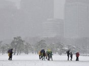 Японию засыпают сильнейшие снегопады 